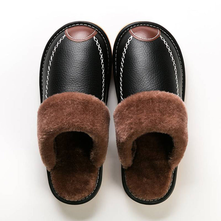 LUCAS - Fleece pantoffels met lage instap